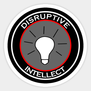 Disruptive Intellect Entrepreneurial Sticker